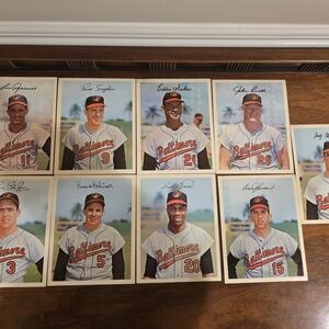 MLB Baltimore Orioles Classic Player Frame Set - Black, White, Orange